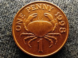 Guernsey II. Erzsébet rák 1 penny 1998 (id59045)
