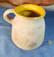 Very old glazed ceramic bastard inside g 121/1