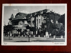 Győr, promenade - pedestrian postcard 1942