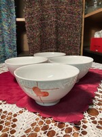 Lowland porcelain muesli bowl with hearts.