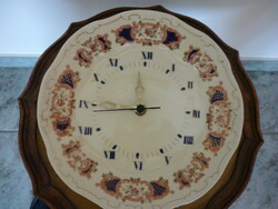 Zsolnay wall clock with imari pattern