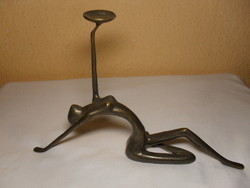 Art deco bronz akt szobor 30 x 20 cm