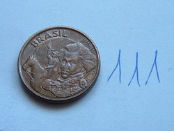 Brazil brasil 10 centavos 2010 km649.3, Brass plated steel, pedro bust 111.
