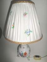 Herendi lámpa (virágmintás) lámpaernyővel