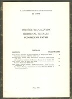 Yearbook of the Janus Pannonius Museum: Historical Sciences 1990