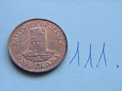 JERSEY 1 PENNY 1994 TORONY Le Hocq Tower,  Réz bevonatú acél  111.