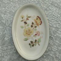 Zsolnay porcelán pillangó mintás tálka