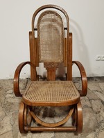 Art Nouveau rocking chair in Vienna