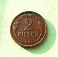 2 Fillér - 1938 - bronz
