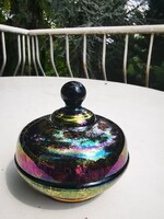 Art deco iridescent bonbonier with zella juice