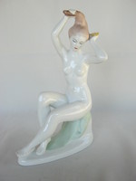 Aquincumi large size porcelain dressing female nude