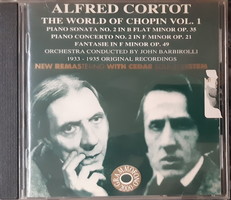 Alfred cortot chopint playing piano cd rare!