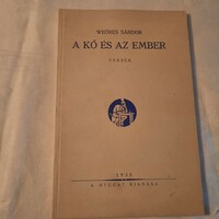 Weöres Sándor: A kő és az ember 1986/ A Nyugat által 1935-ben megjelentetett kötetreprint kiadása/