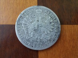 Ausztria Ferenc József 1 Florin ezüst érme 1879