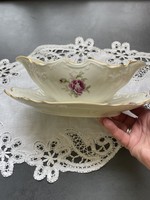 Bernadotte csehszlovák rózsás csontszínü porcelán mártás kínáló