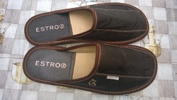 Estro bőrpapucs 43-as -új