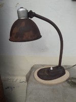 Old rusty lamp / new wire.