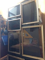 7 gold-plated picture frames look like old, retro, etc. Sale is 1 forint