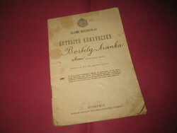 Information booklet, certificate from the 1920s 12 x 18 cm