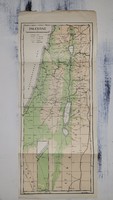 1935. Palesztina térkép, cinkográfia M. Pikovsky