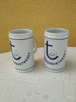 Porcelain, raven house beer mug 2 dl 2 pcs for sale!