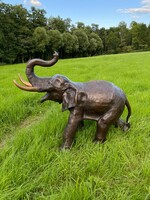 Monumentális elefánt - bronz szobor