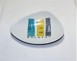 Balaton emlék tálka - Drasche porcelán