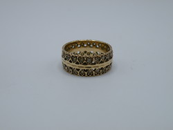 KK1431 Elegáns 9 karátos sárga arany gyűrű