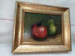 "Gyümölcsök" festmény, olaj.