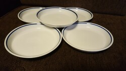 Five pieces of zsolnay plate