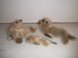Seal family - 3 pieces - 1960s - altmann - marked - 12 cm - 12 cm - 6 cm - flawless