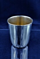 Silver cup - baptismal font, gilded inside