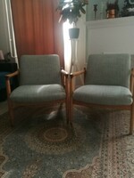 Skandináv stílusú kényelmes fotel a 60-as évekből.