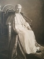 X.Pius pápa rézkarc