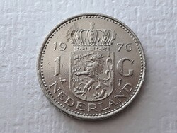 1 Gulden 1976 érme - Holland 1 gulden Juliana Koningin Der Nederlanden 1976 külföldi pénzérme