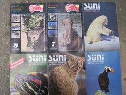Hedgehog magazines - six in one - six issues from 1991,1992,1993) on natural science, natural