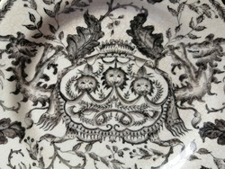 Kínai porcelán tányér "Wong Lee 1895" jelzéssel -  átmérő: 25cm