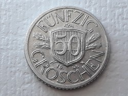 50 Groschen 1946 érme - Osztrák 50 gröschen 1946 Republik Österreich külföldi pénzérme