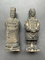 Chinese clay soldiers reproduction - 2 pieces together