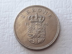 1 Krone 1965 érme - 1 Dán korona 1965 Frederik IX Konge Af Danmark külföldi pénzérme