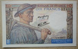 Franciaország 10 Francs 1942 XF