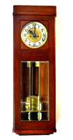 Biedermeier 2 heavy pendulum large wall clock!