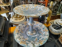 Alt Wien Austria Fischer & Mieg Pirkenhammer Tiered Castle Porcelain Server,Table Centerpiece.