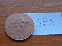 MAGYAR NEMZETI BANK 2004 LÁTOGATÓKÖZPONT TOKEN, ZSETON 391