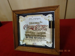Coca Cola reklám kép,  mérete 16 x 15 cm. Vanneki! Jókai.