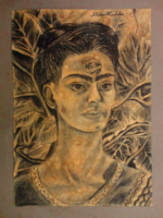 There is no halving bid for Frida kahlo (study drawing) discount