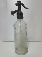 Fejazonos régi szódás üveg