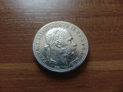 Ferenc József ezüst 1 forint 1887 K.B. Nagyon szép !