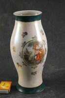 Antik drasche barokk jelenetes váza 485