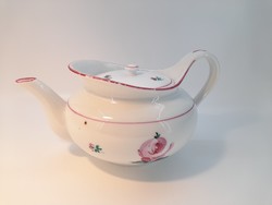 Bécsirózsás porcelán teakanna